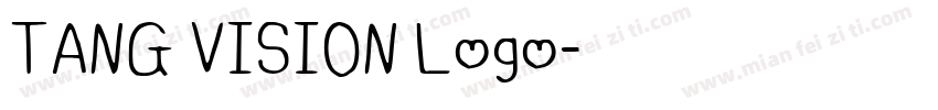 TANG VISION Logo字体转换
